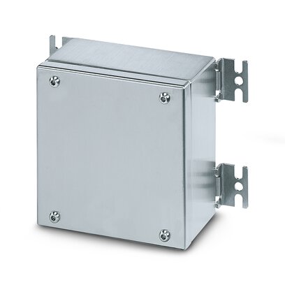 Phoenix Contact S6 A 300X200X80 Series Silver 316L Stainless Steel Junction Box, ATEX, IECEx, 300 x 200 x 80mm