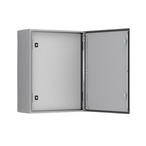 nVent HOFFMAN AD Series Lockable Mild Steel Black RAL 7035 Single Door, 500 mm H, 400mm W, 35 mm D, 500 mm L for Use