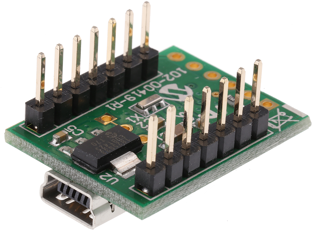 Microchip MCP2210 Breakout Module MCP2210 Breakout Module for MCP2210 Motherboard 12 MHz ADM00419