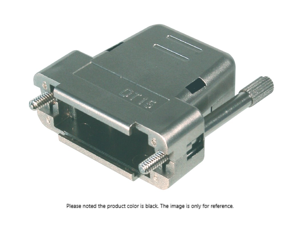 ASSMANN WSW ADT Series Polyamide Straight D-Sub Backshell, 9 Way Strain Relief