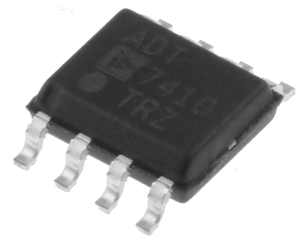 Analog Devices, Digital Output Temperature Sensor, Surface Mount, Serial-I2C, ±0.5°C, 8-Pin SOIC