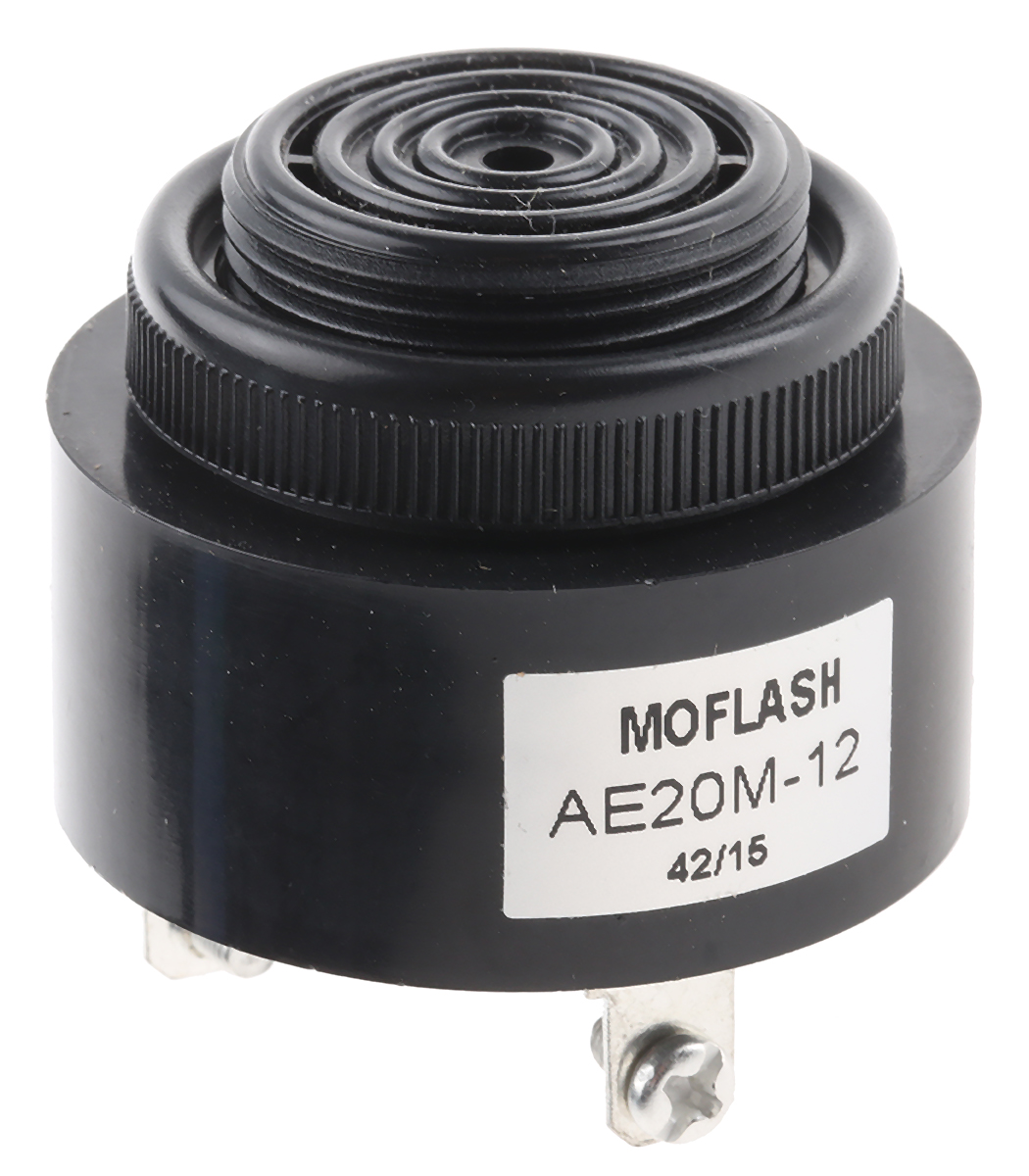 Moflash AE20M Series Buzzer Panel, IP55, DC 240V, 2-Tone 95 dB @ 1m