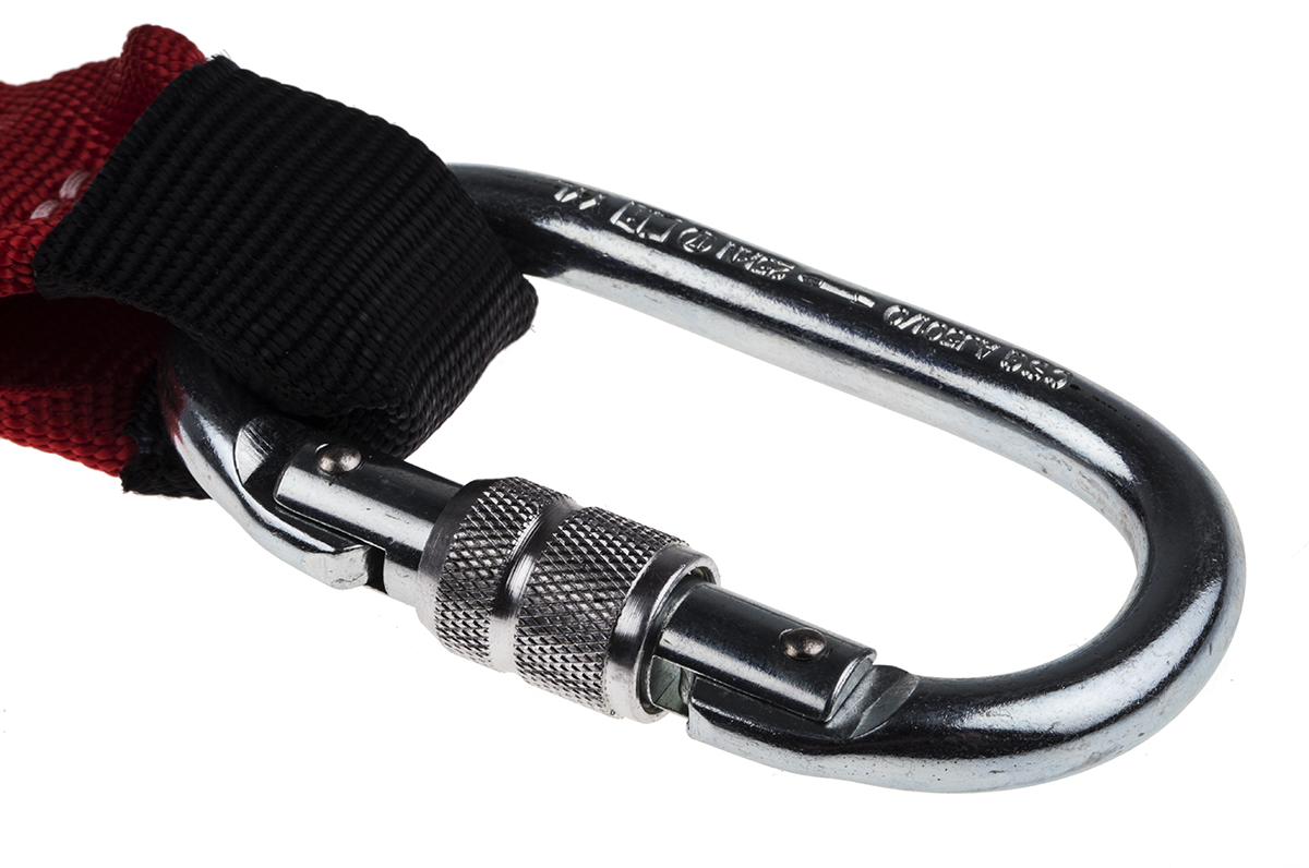 ae5220saa Protecta 2 m Fall Arrest Shock Absorbing Lanyard Carabiner Single