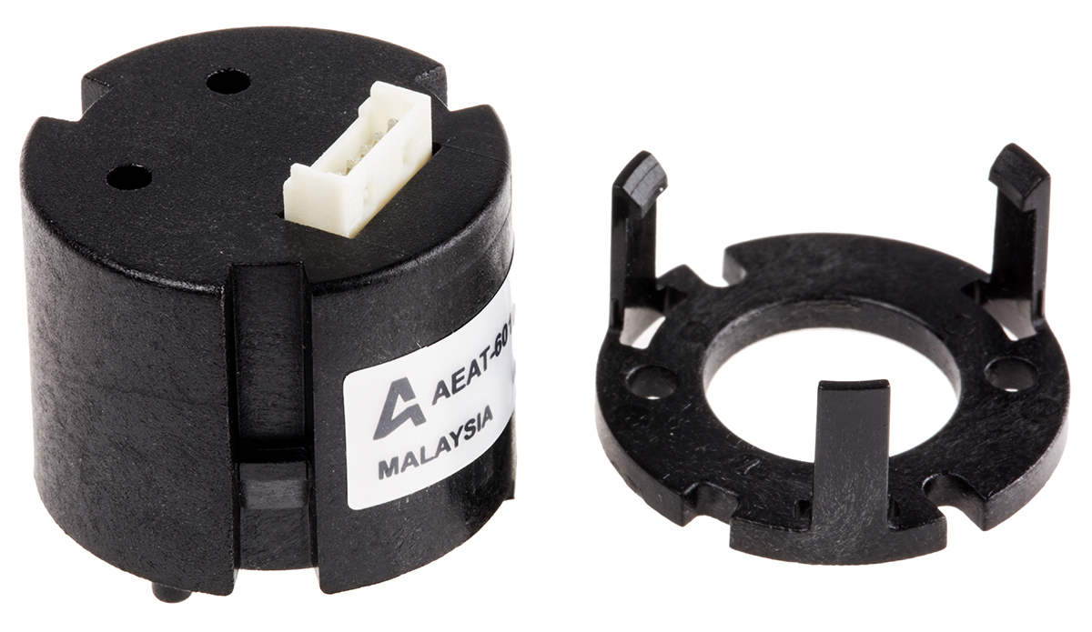 Broadcom Absolute Mechanical Rotary Encoder with a 6 mm Plain Shaft (Not Indexed), Screw