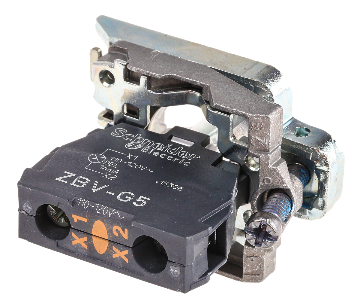zb4bvg5 Schneider Electric Harmony XB4 Series Light Block, 110 → 120V