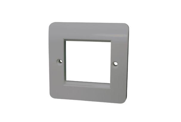 HellermannTyton Connectivity HTC Series, Cat6a Single Gang 86 x 86 Faceplate