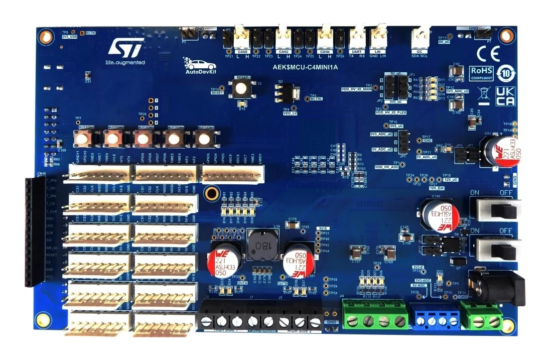 STMicroelectronics AEK-MCU-C4MINI1 UART, I2C Motor Control Kit AEK-MCU-C4MINI1