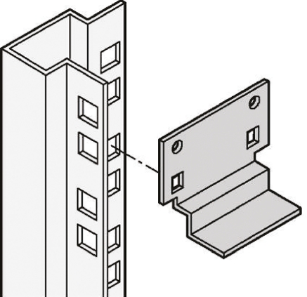 Schroff Rail Slide Rail for use with Novastar