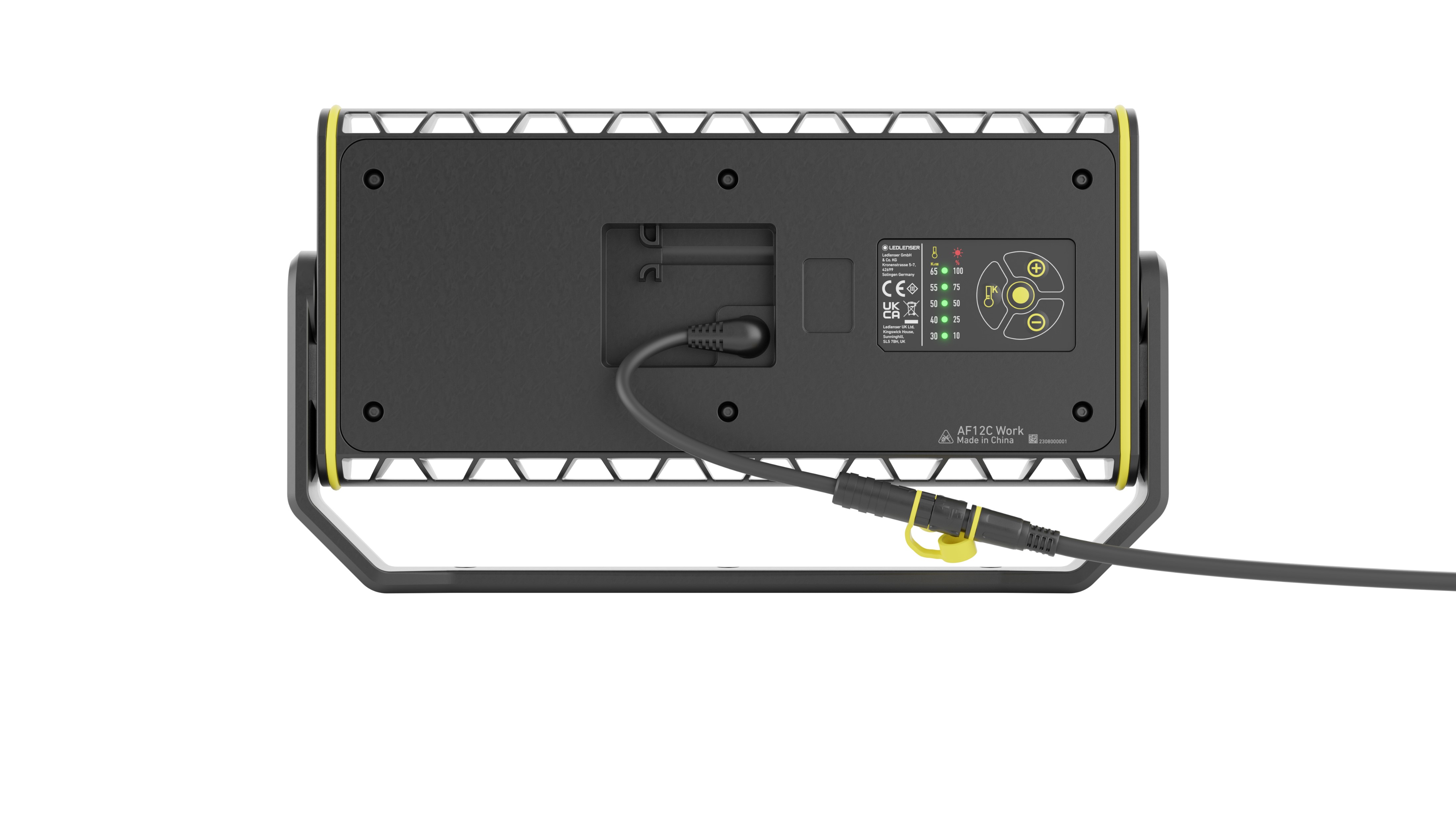 af12c-work LEDLENSER AF12C Floodlight, 96 LED, 75 W Black, 8000 lm, IP67, 240V