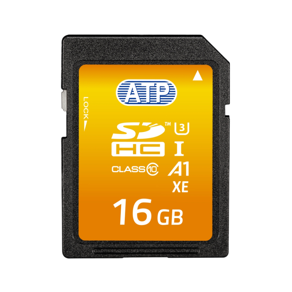 ATP 256 GB Industrial Grade SDHC SD Card, UHS-I, Class 10, U3