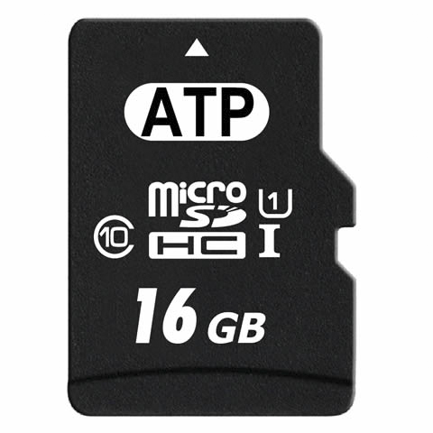 ATP Industrial Grade 16 GB MicroSDHC microSD, UHS 1 U1, Class 10