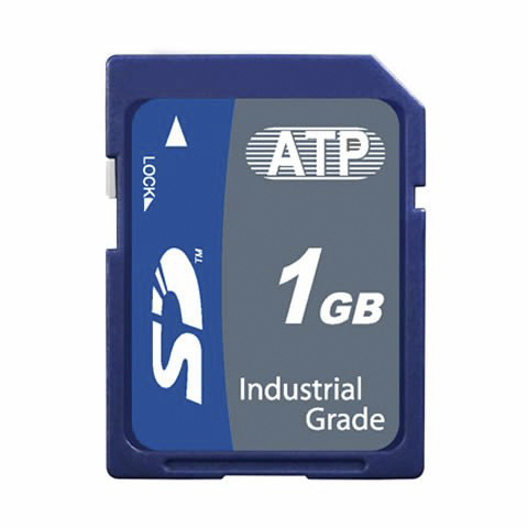 ATP 1 GB Industrial Grade SD SD Card, UHS 1 U1, Class 10