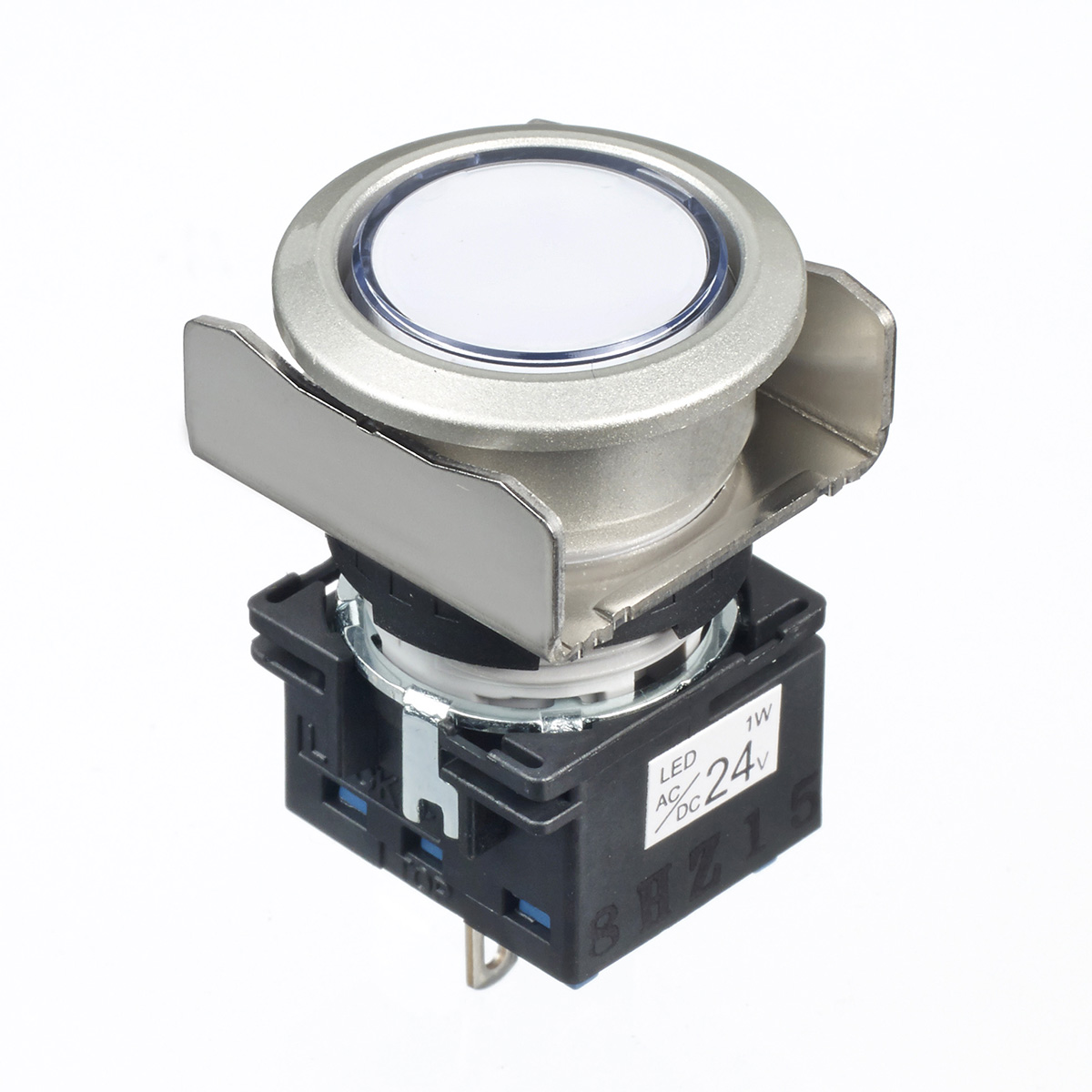 Idec White Round Push Button Switch