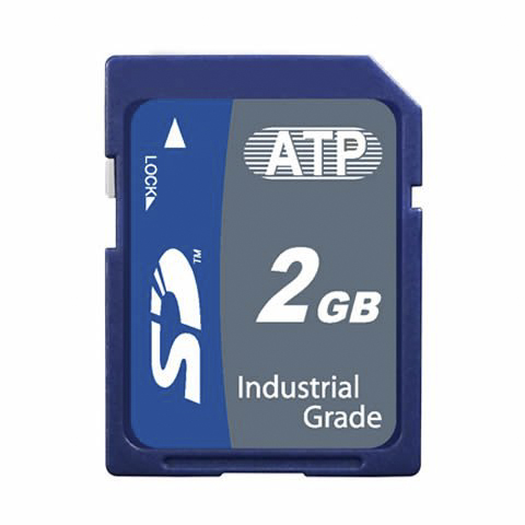 ATP 2 GB Industrial Grade SD SD Card, UHS 1 U1, Class 10