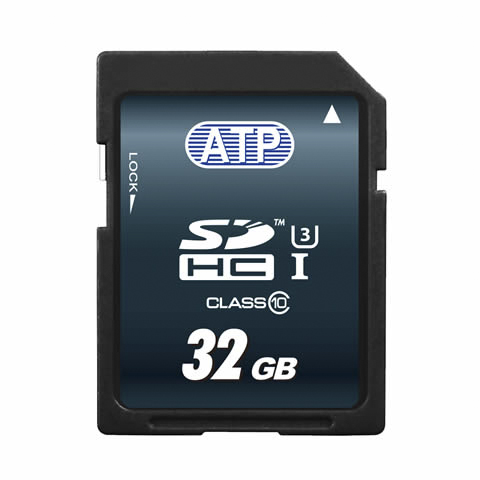 ATP 32 GB Industrial Grade SDHC SD Card, UHS 1 U1, Class 10
