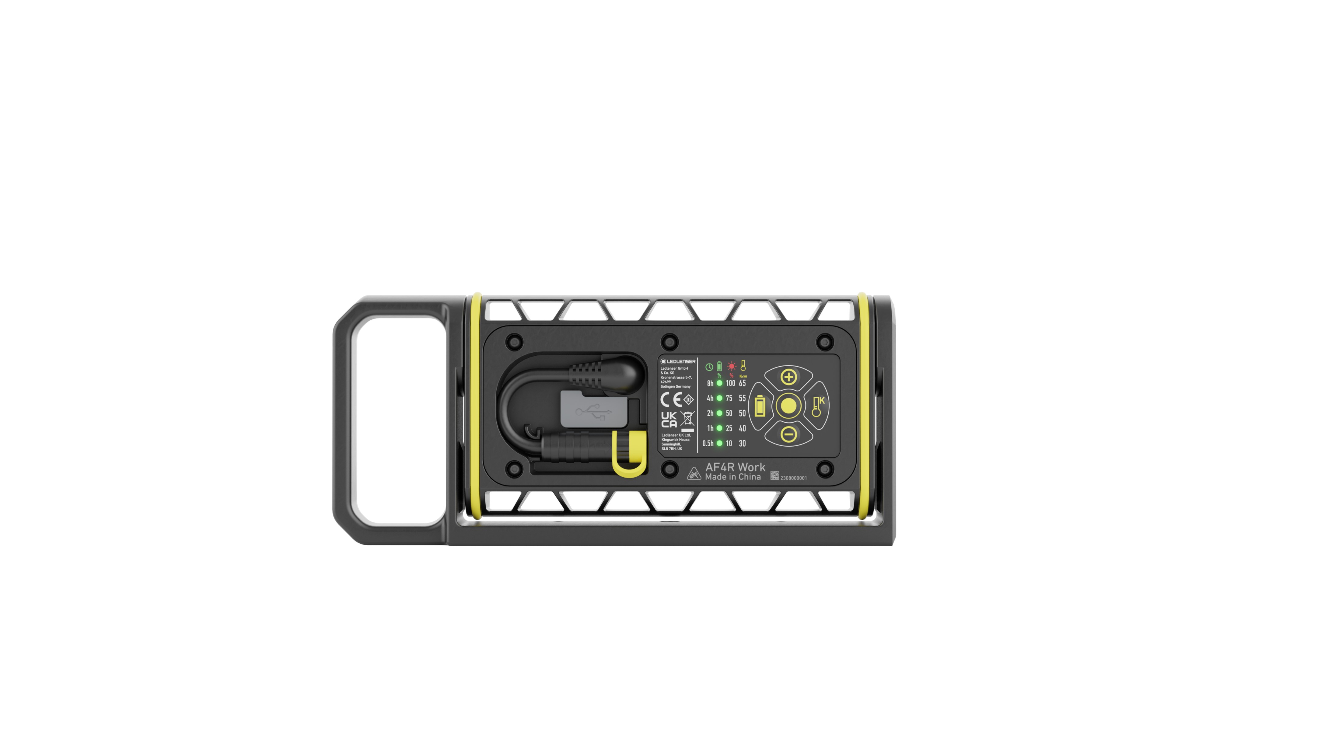 af4r-work LEDLENSER AF4R Floodlight, 24 LED, 33.8 W Black, 2000 lm, IP67, 7.2V