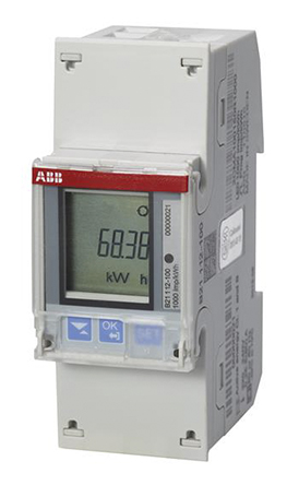 ABB 1 Phase LCD Energy MeterTransformer Connected