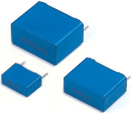 EPCOS B32652 Polypropylene Film Capacitor, 160 V ac, 250 V dc, ±10%, 470nF, Through Hole
