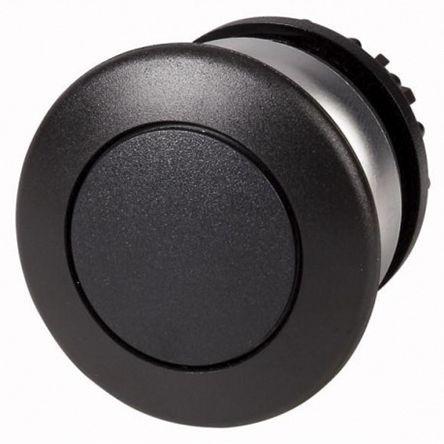 Eaton M22 Series, Black Push Button Head, Momentary, 22.5mm Cutout