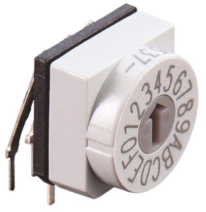 Hartmann 10 Way Through Hole DIP Switch, Screwdriver Actuator