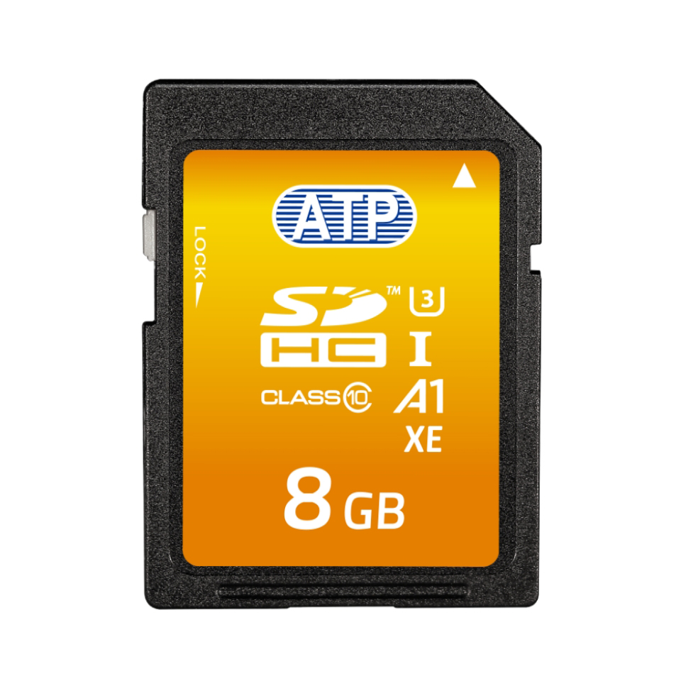 ATP 256 GB Industrial Grade SDHC SD Card, Class 10, UHS-I, U3