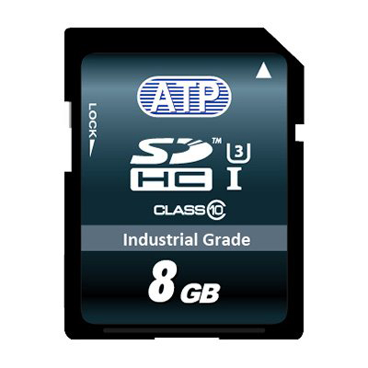 ATP 8 GB Industrial Grade SDHC SD Card, Class 10, UHS 1 U1
