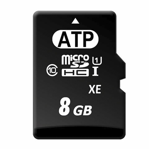ATP Industrial Grade 8 GB MicroSDHC microSD, UHS 1 U1, Class 10