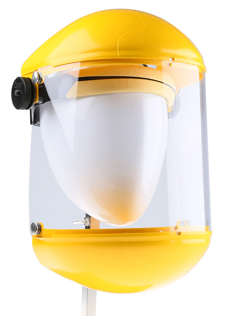 JSP Clear Acetate Face Shield with Chin, Brow Guard, Resistant To Molten Metal