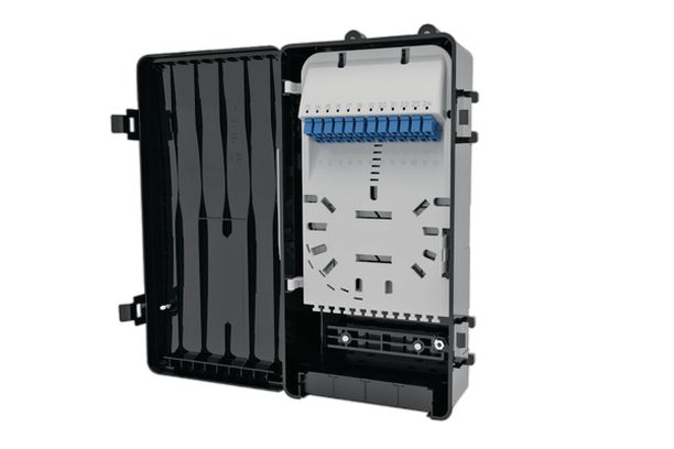HellermannTyton Connectivity 24 Port LC, Simplex Fibre Optic Patch Panel With 24 Ports Populated 342 mm