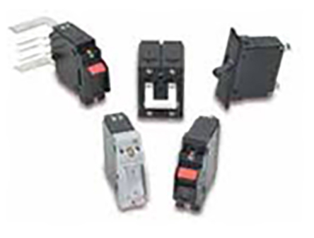 Carling Technologies Thermal Circuit Breaker - 2-Pole, Panel, 20A Current Rating, 5000 A, 277V ac, 80 V dc