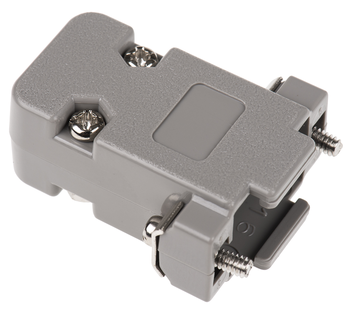 ASSMANN WSW AGP Series Polycarbonate Straight D-Sub Backshell, 9 Way Strain Relief