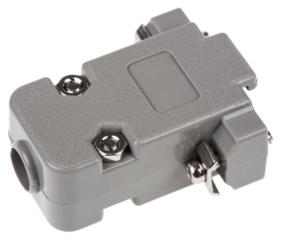 agp-09-g-newgr ASSMANN WSW AGP Series Polycarbonate Straight D-Sub Backshell, 9 Way Strain Relief