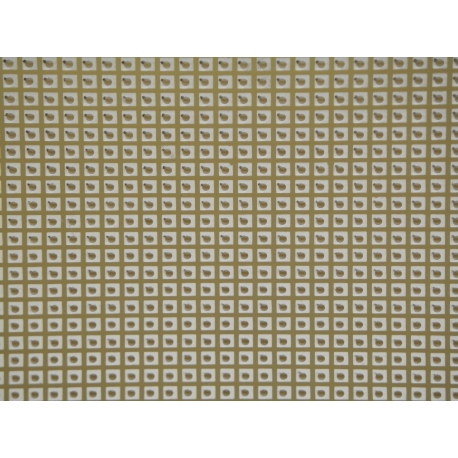 agp20 CIF 1 Matrix Board FR4 With Drilled At 2.54 mm Pitch 1 mm Holes, 2.54 mm Pitch