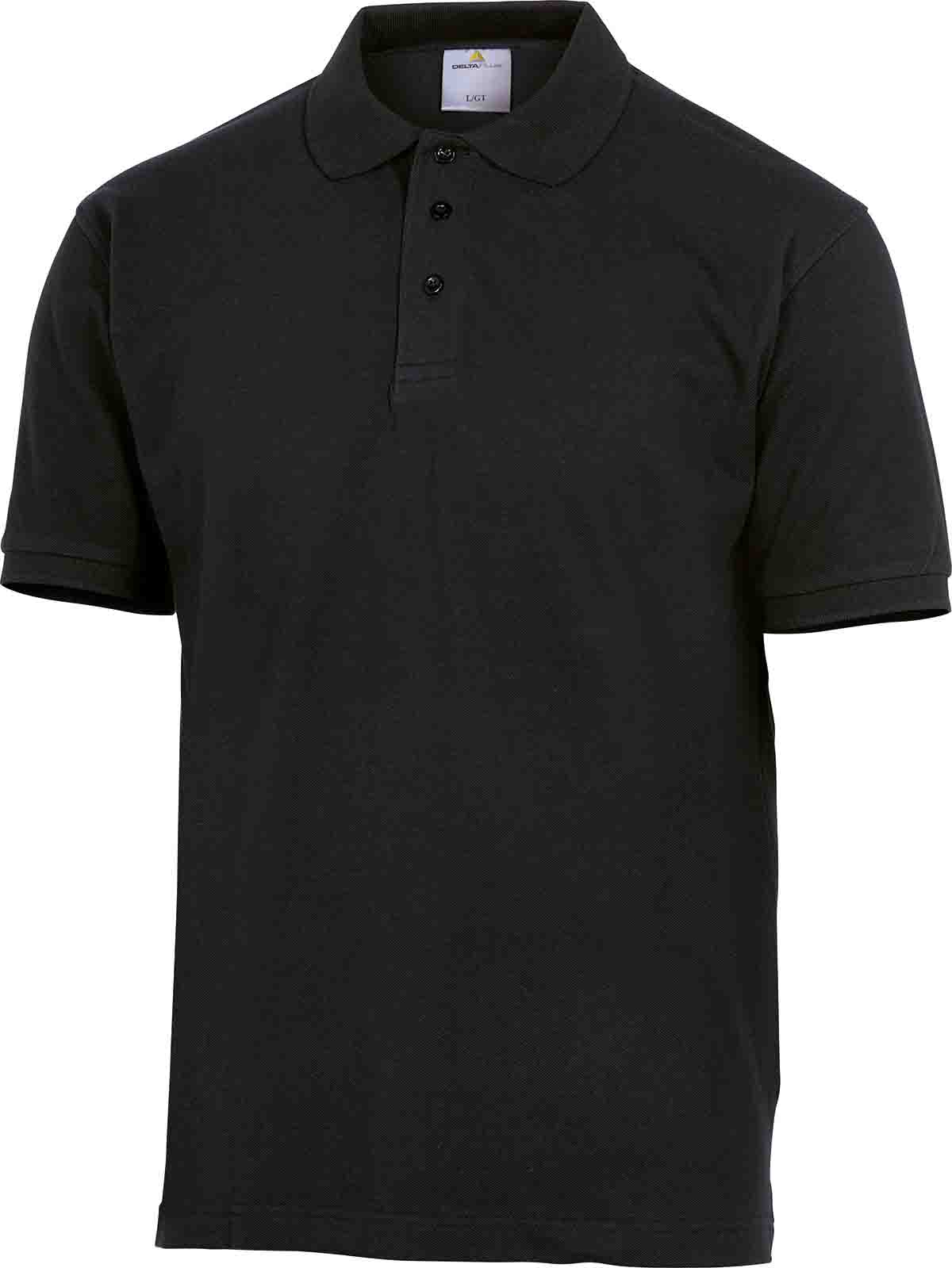 Delta Plus AGRA Black Cotton Polo Shirt 52