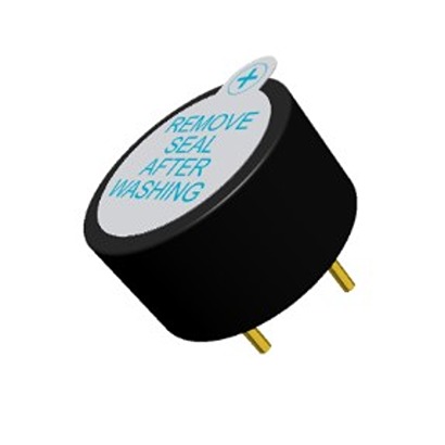 PUI Audio 82 dBA Through Hole Continuous Internal Magnetic Buzzer Component 5 mm 3 V dc Min 9.6 mm 9.6mm 7V dc Max