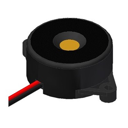 PUI Audio 90 dBA Flange Continuous Internal 10.3 mm Piezo Buzzer Component 95 mm 3 V dc Min 28V dc Max