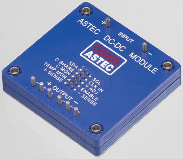 Artesyn AIH DC/DC Converter, 24V dc/ 50 A, 420V dc Input, 250V Input 250 W, Through Hole, 100 °C Max Temp 100 °C Min