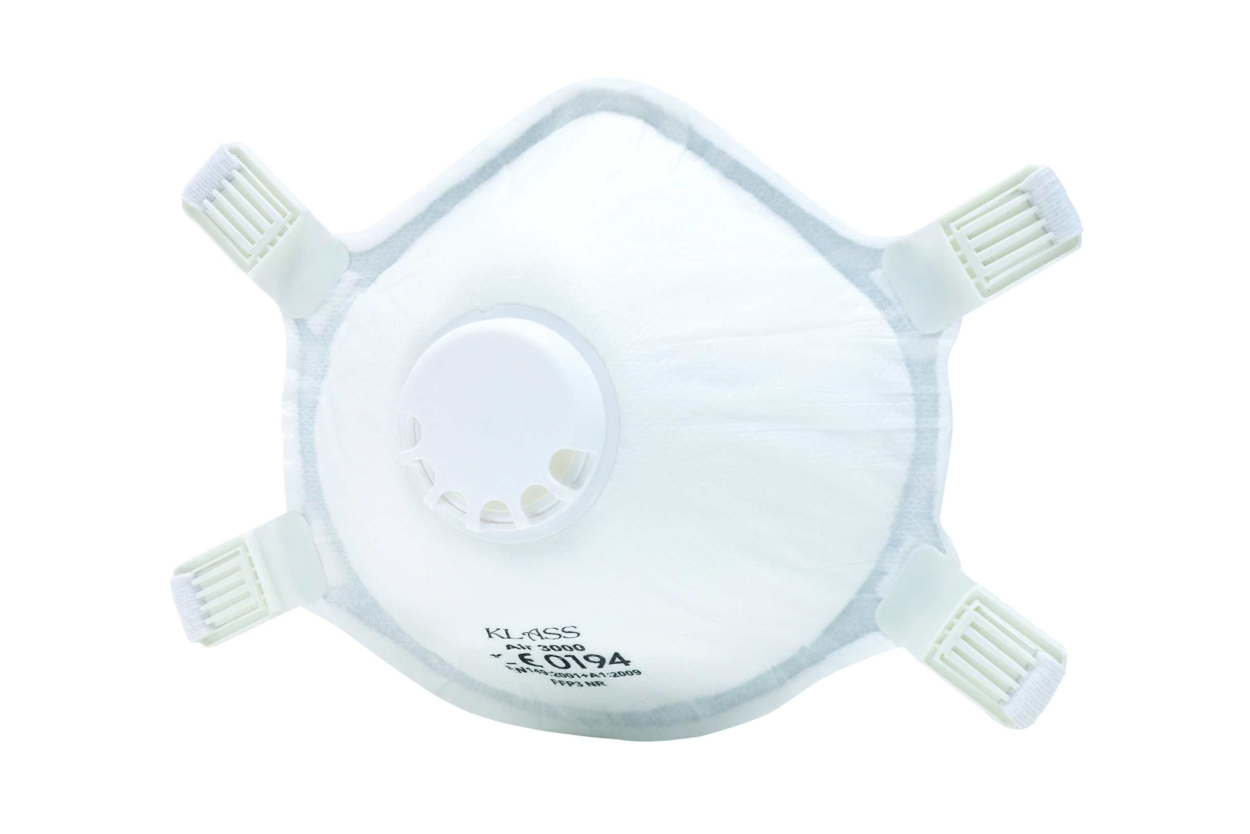 KLASS AIR 3000 Series Disposable Respirator Valved, FFP3 10 Per Pack per Package Moulded
