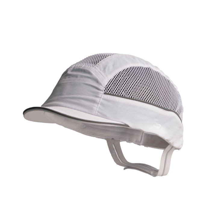 airc00v03str SURFLEX White Short Bump Cap 100% Polyester