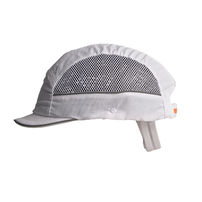airc00v03str SURFLEX White Short Bump Cap 100% Polyester