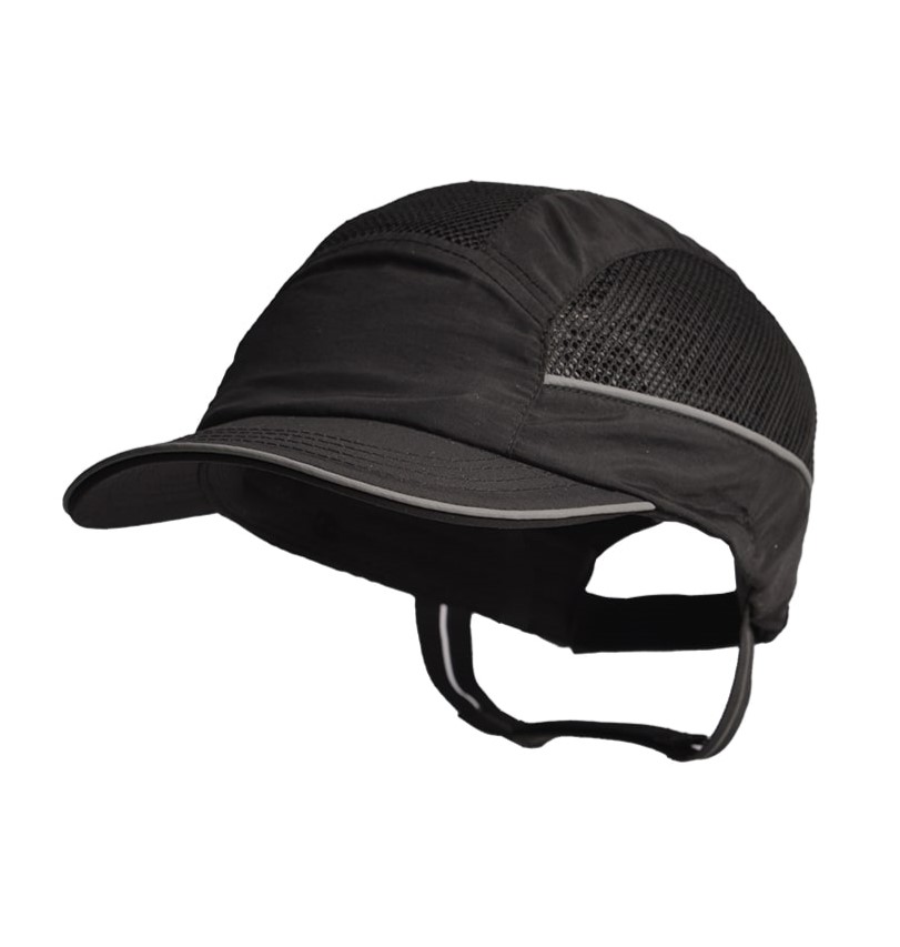 airc01v05str SURFLEX Black Standard Bump Cap 100% Polyester