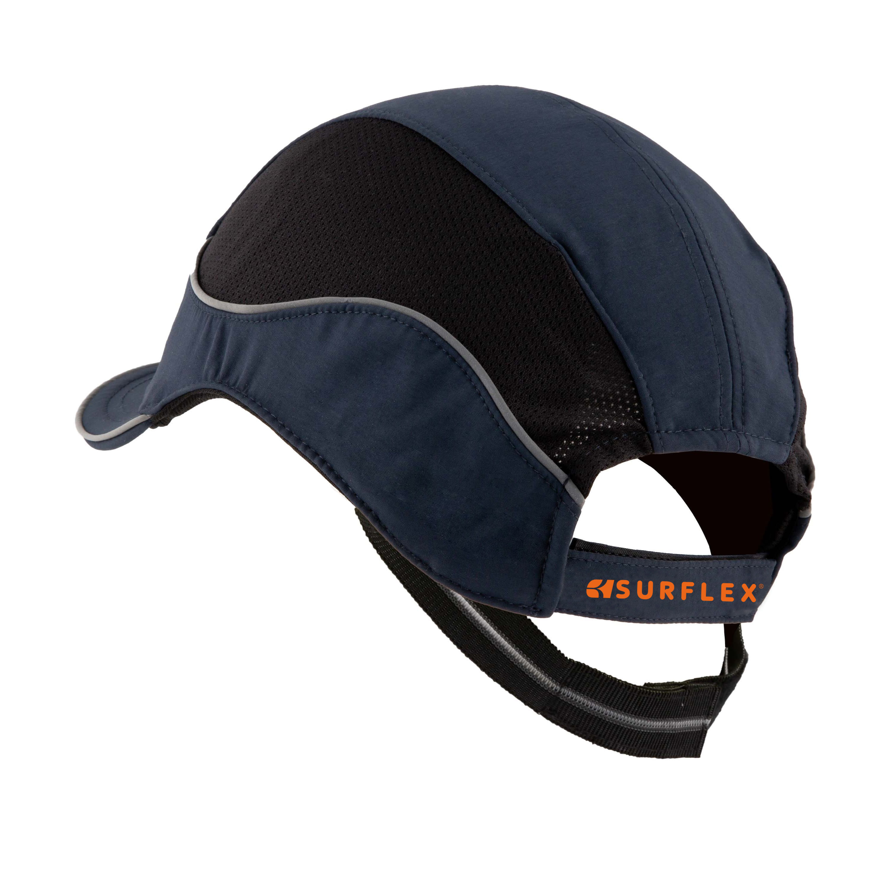 airc02v03 SURFLEX Navy Short Bump Cap 100% Polyester