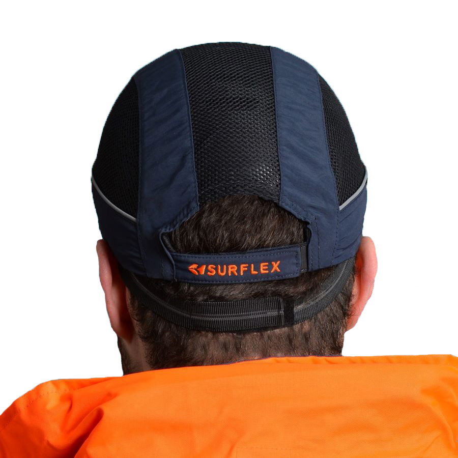 airc02v03str SURFLEX Navy Short Bump Cap Polyester