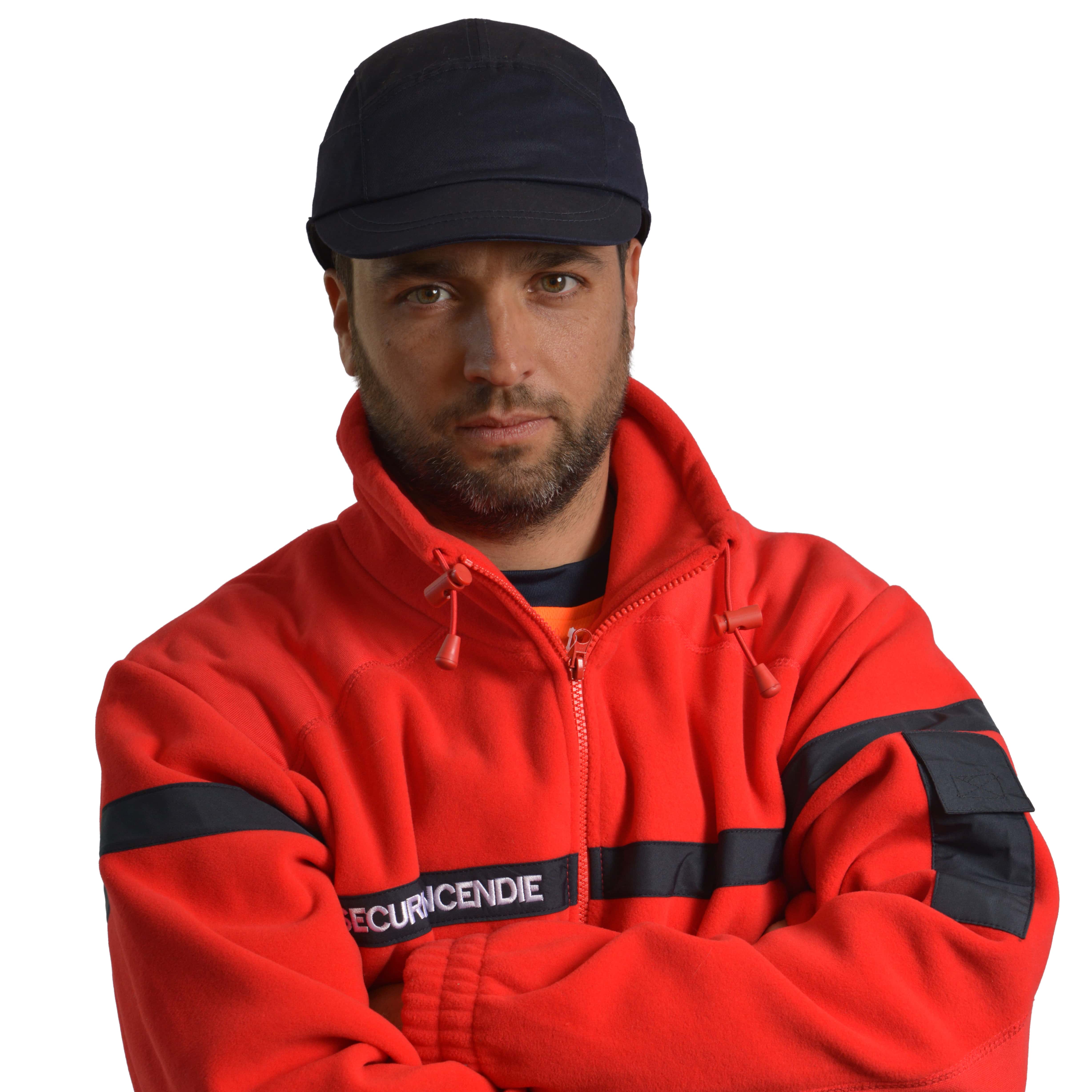 airc02v05ret SURFLEX Navy Standard Bump Cap 100% Polyester
