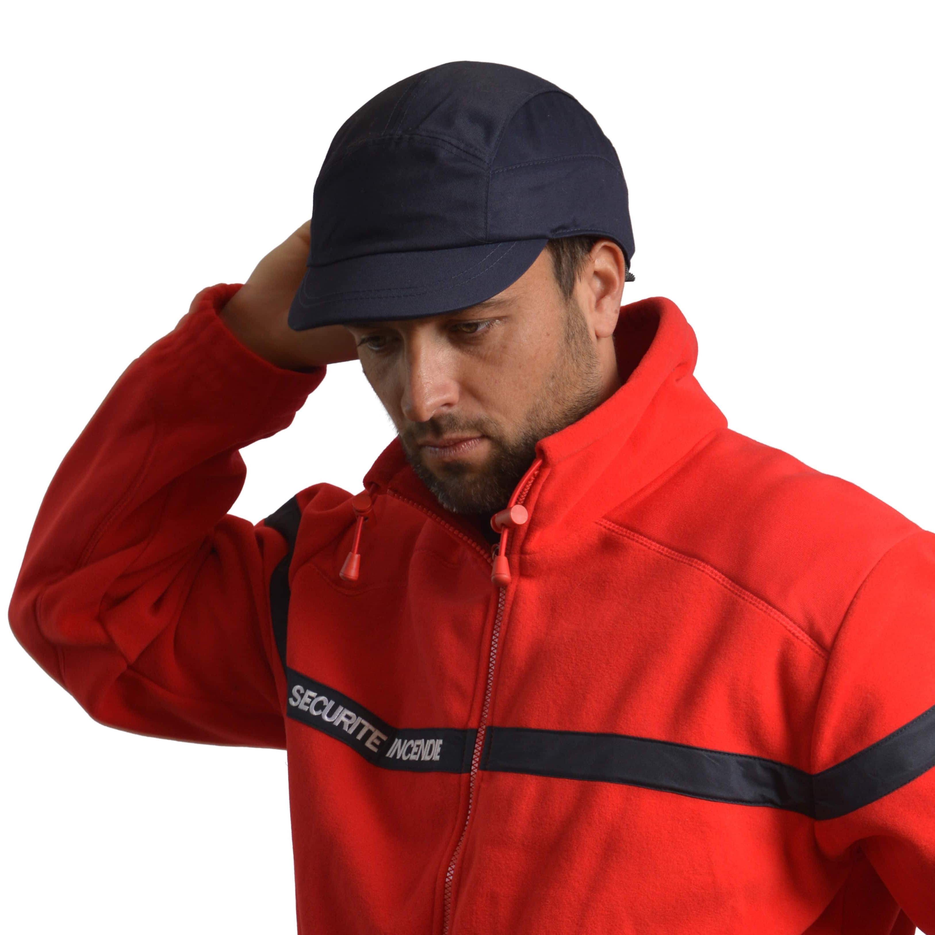 airc02v05ret SURFLEX Navy Standard Bump Cap 100% Polyester