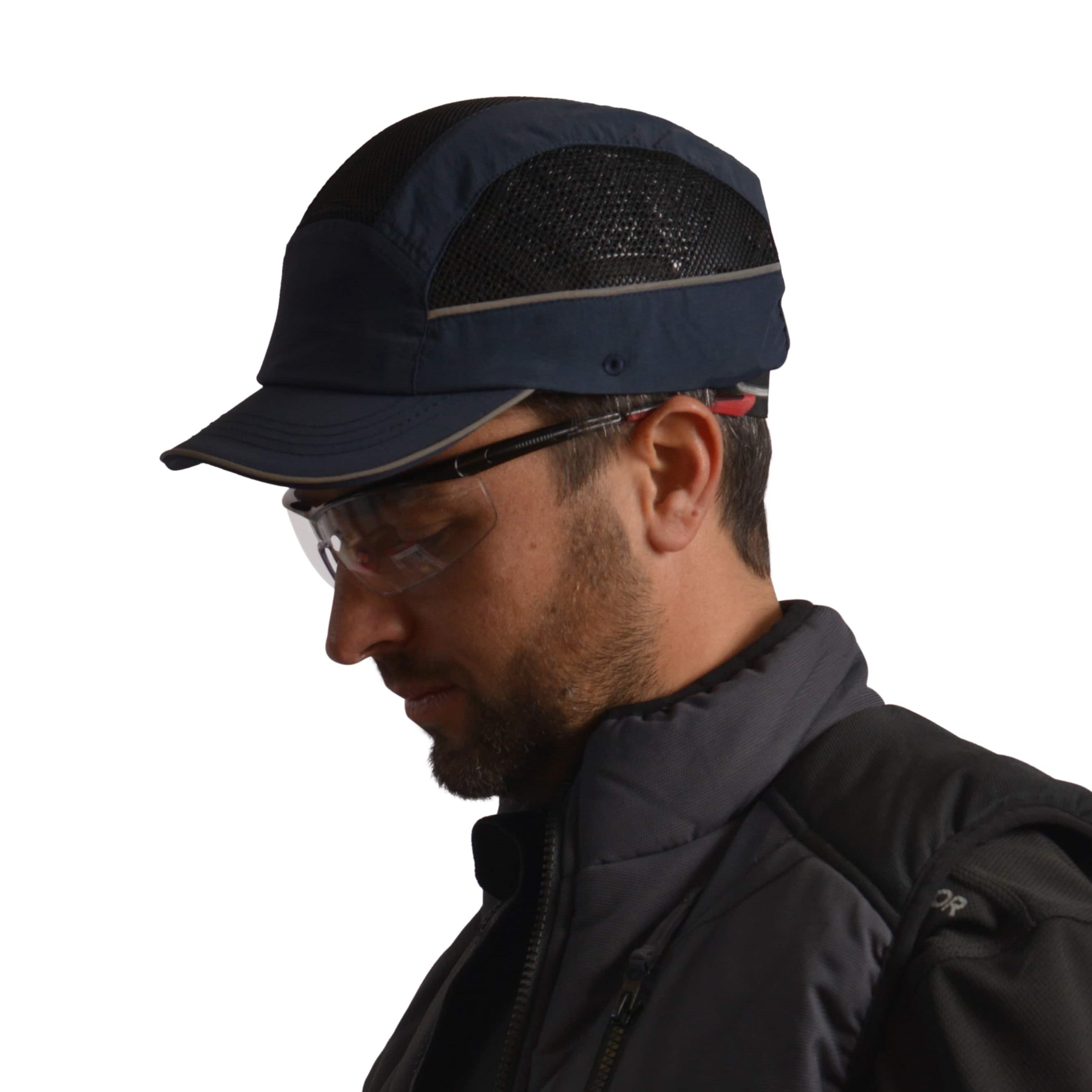 airc02v05str SURFLEX Navy Standard Bump Cap 100% Polyester
