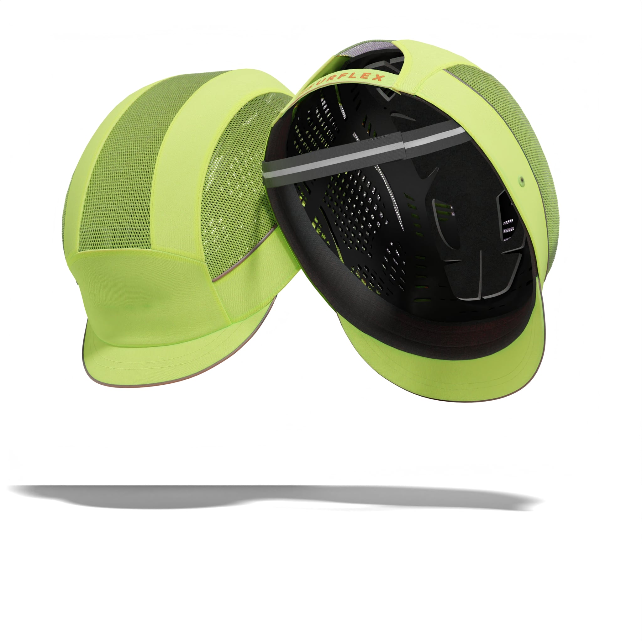 airc05v03str SURFLEX Yellow Short Bump Cap 100% Polyester