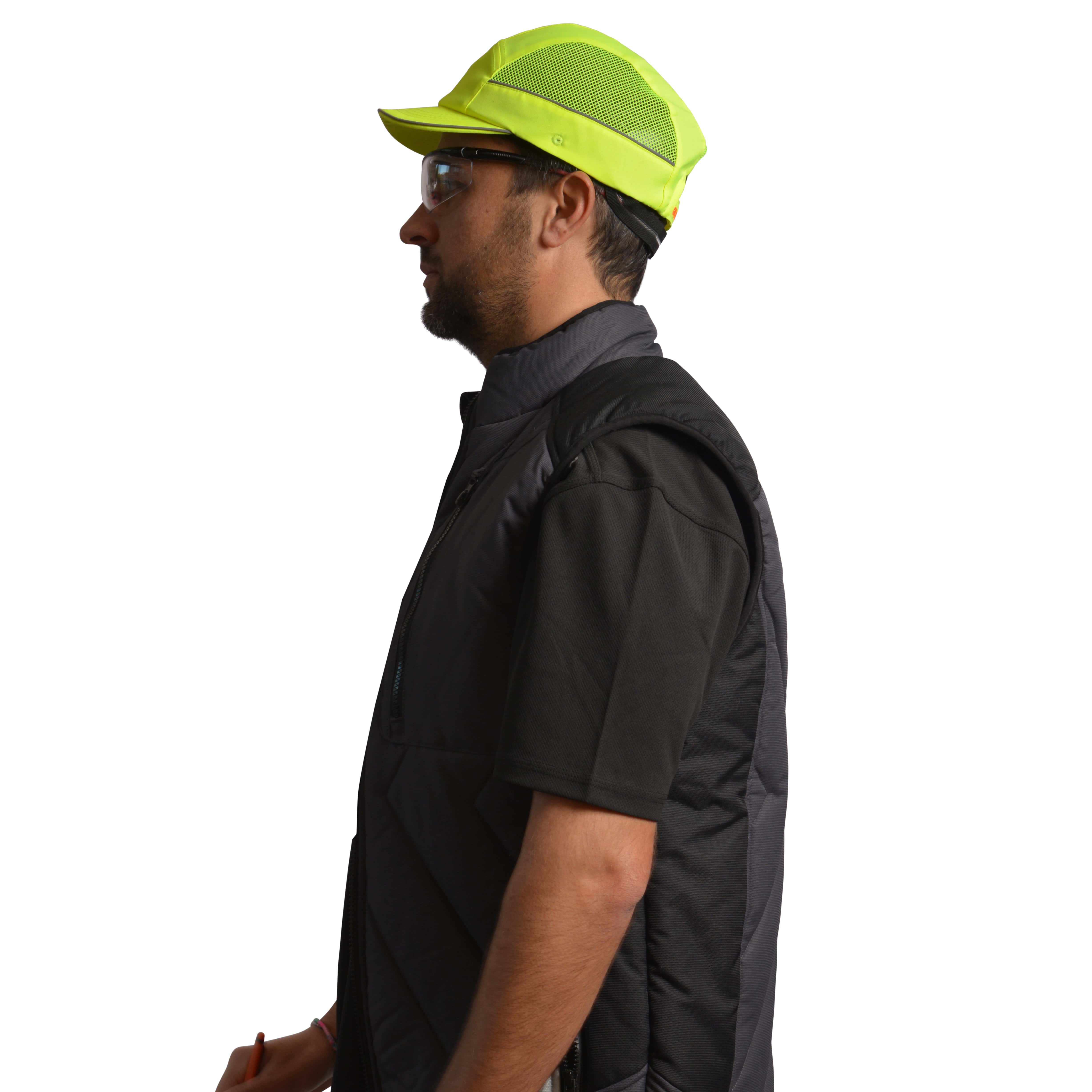 airc05v05str SURFLEX Yellow Standard Bump Cap 100% Polyester