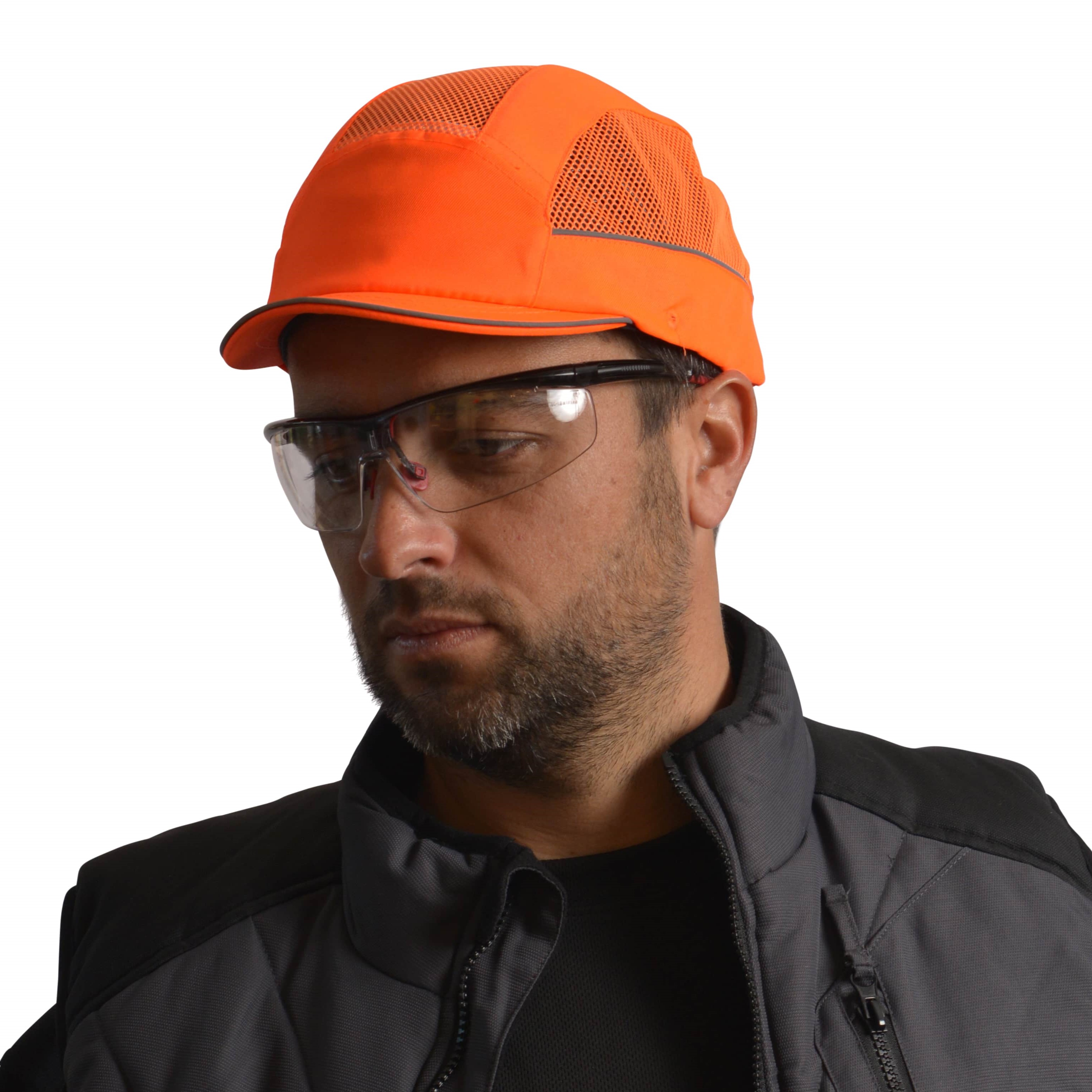 airc06v03str SURFLEX Orange Short Bump Cap 100% Polyester
