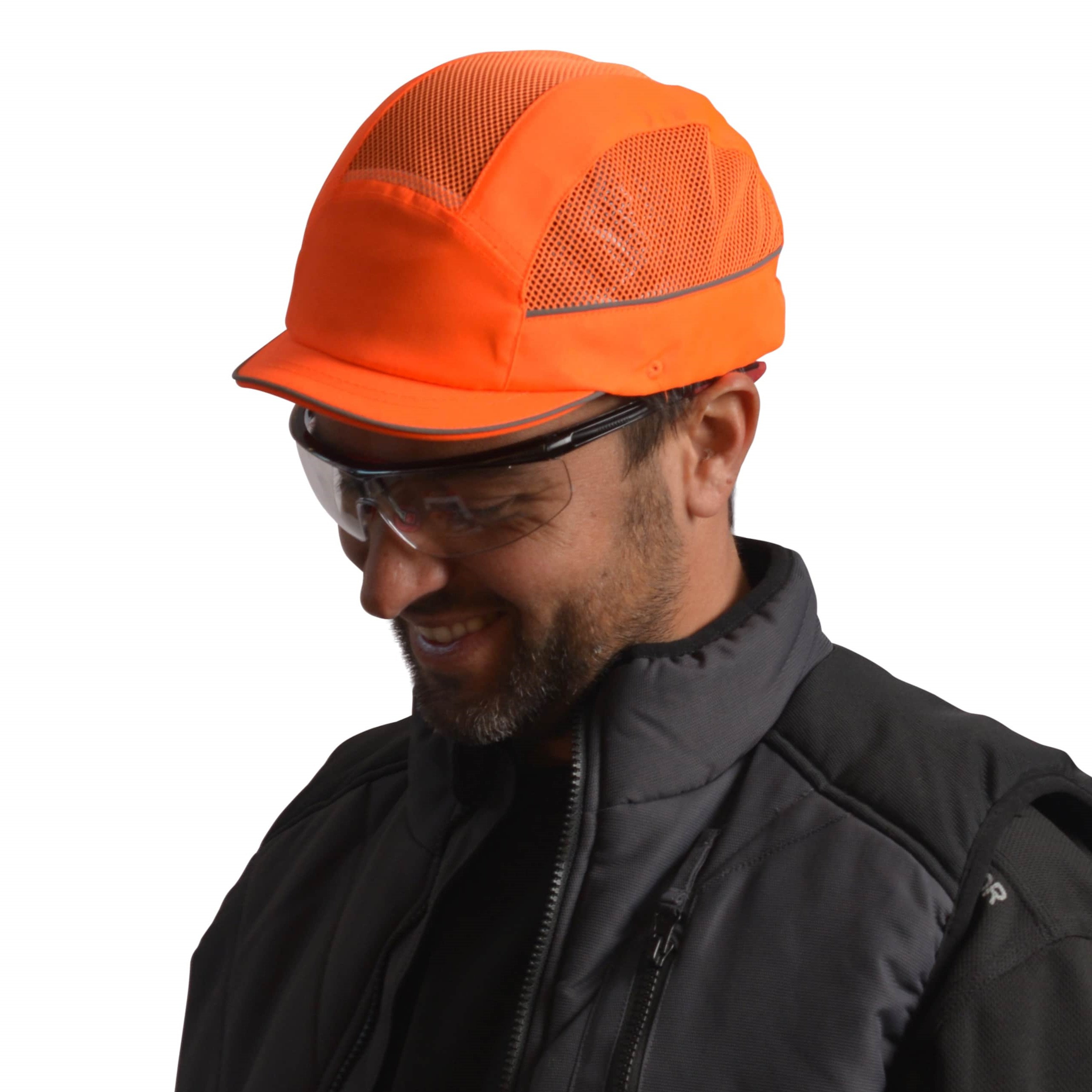 airc06v03str SURFLEX Orange Short Bump Cap 100% Polyester